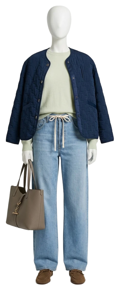 The pieces of this look on a mannequin, a Rewear Reverie preview