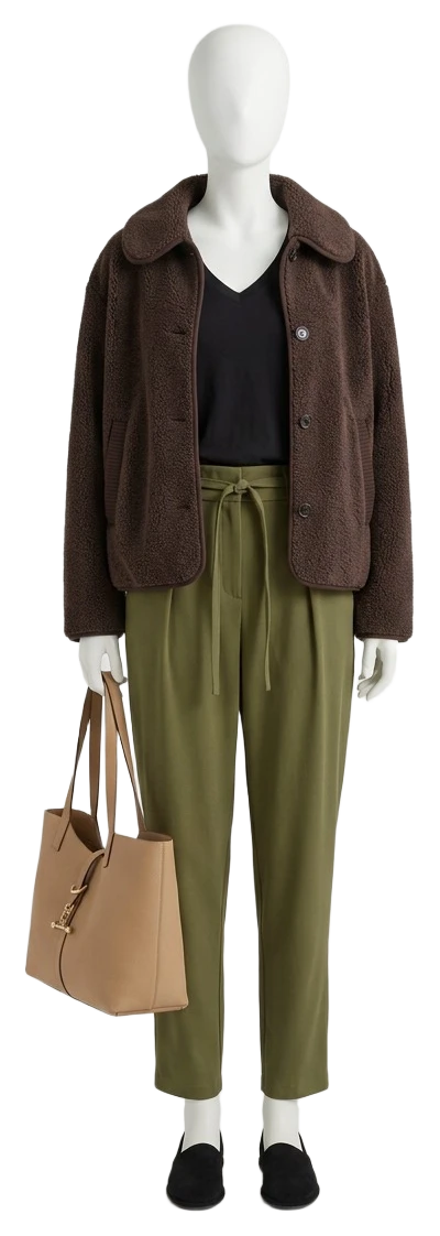 The pieces of this look on a mannequin, a Rewear Reverie preview