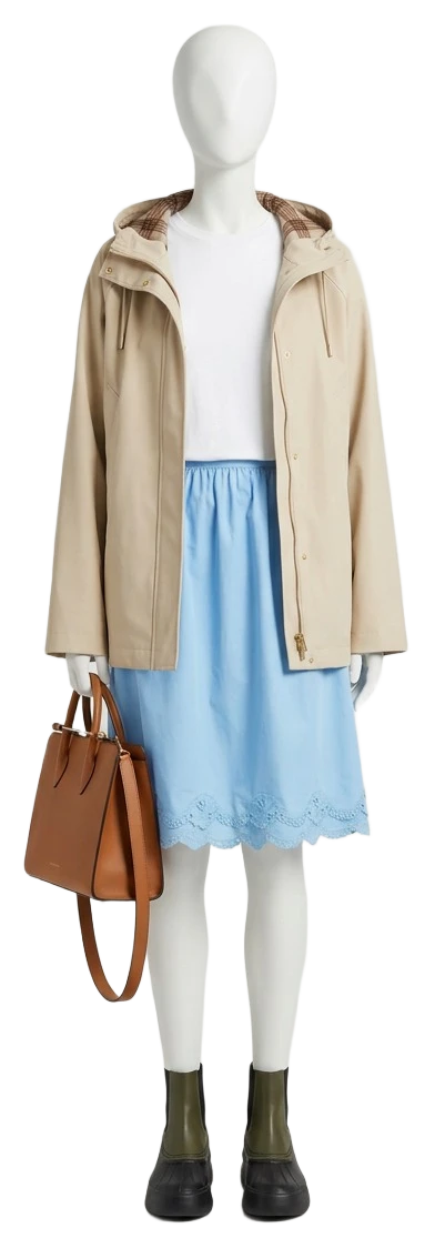 The pieces of this look on a mannequin, a Rewear Reverie preview