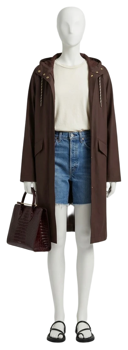The pieces of this look on a mannequin, a Rewear Reverie preview