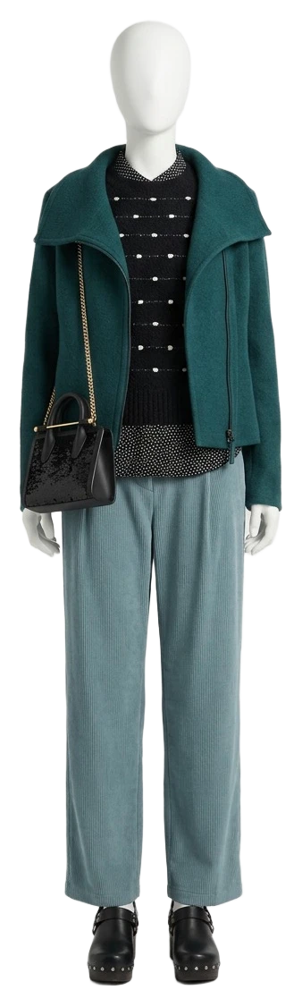 The pieces of this look on a mannequin, a Rewear Reverie preview