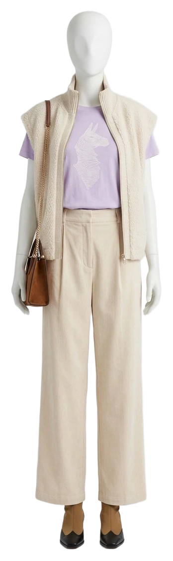 The pieces of this look on a mannequin, a Rewear Reverie preview