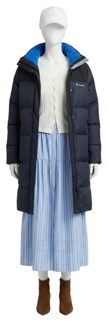 The pieces of this look on a mannequin, a Rewear Reverie preview