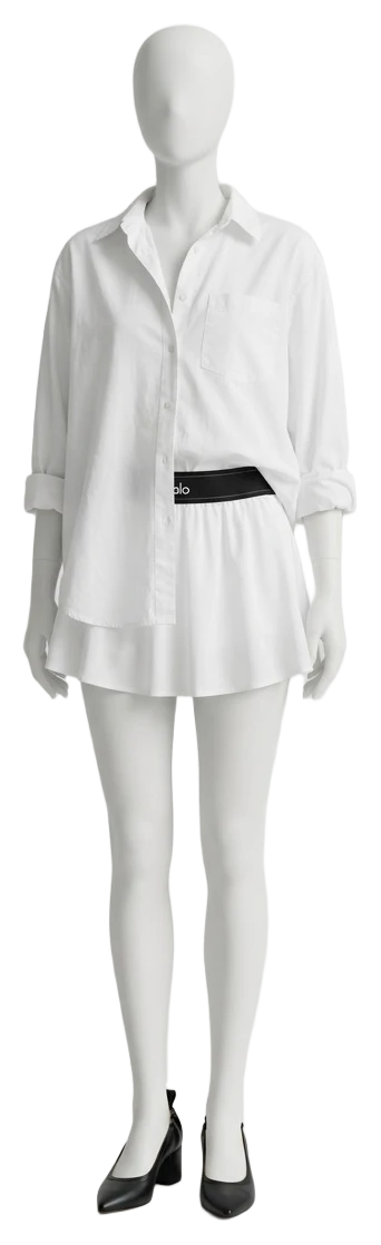 The pieces of this look on a mannequin, a Rewear Reverie preview