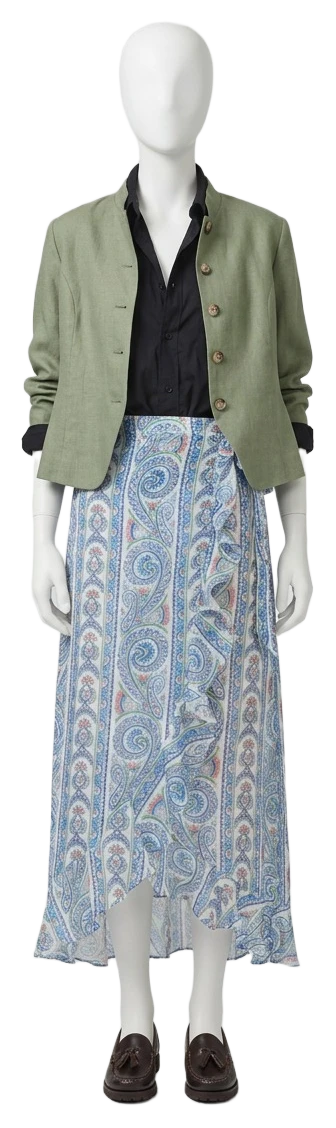 The pieces of this look on a mannequin, a Rewear Reverie preview