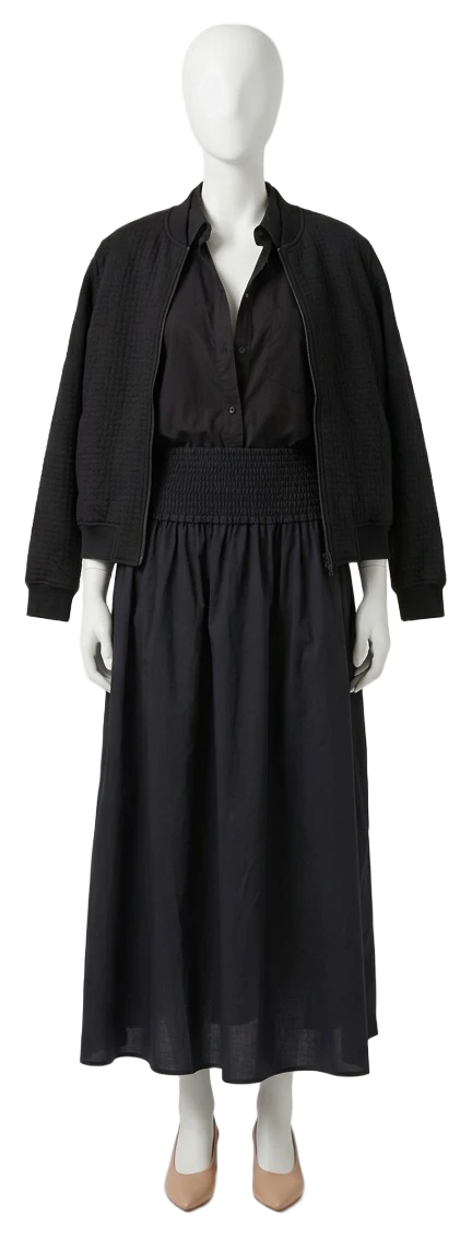 The pieces of this look on a mannequin, a Rewear Reverie preview