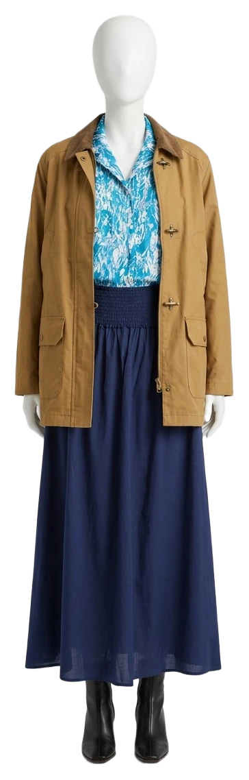 The pieces of this look on a mannequin, a Rewear Reverie preview
