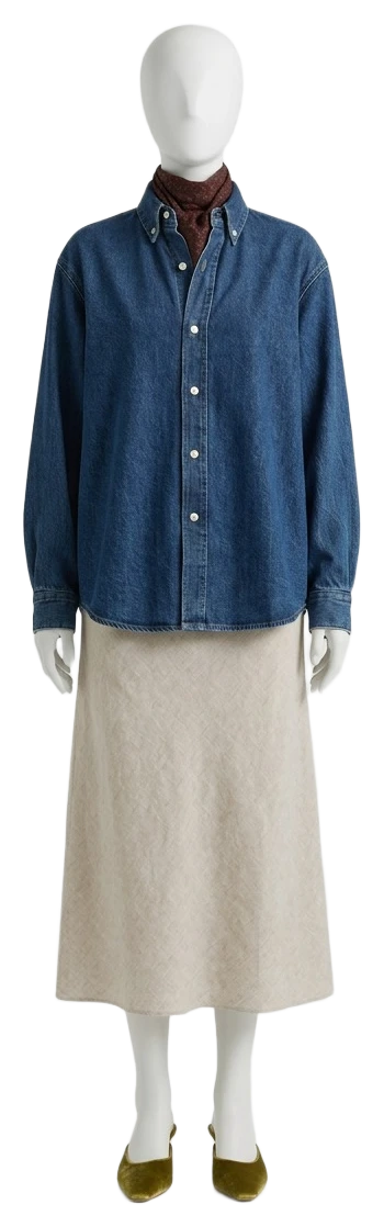 The pieces of this look on a mannequin, a Rewear Reverie preview